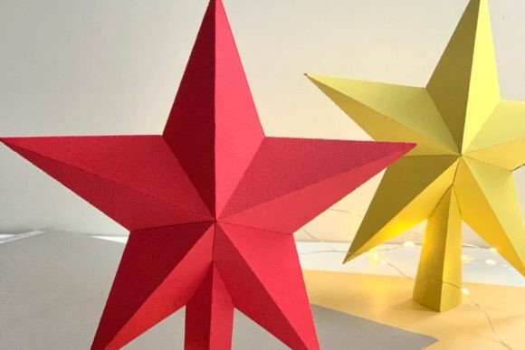 3D SVG Christmas Star for Branding