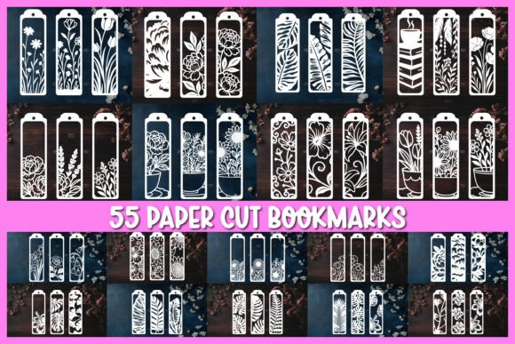 55 Floral Bookmarks: Crafts & Graphics Review