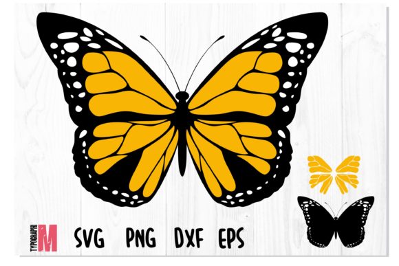 Butterfly Orange Layered SVG for Crafts & Graphics