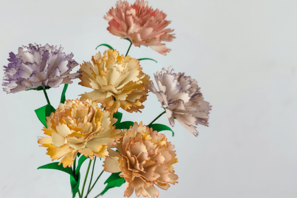 Carnations: 3D SVG Paper Flowers Review