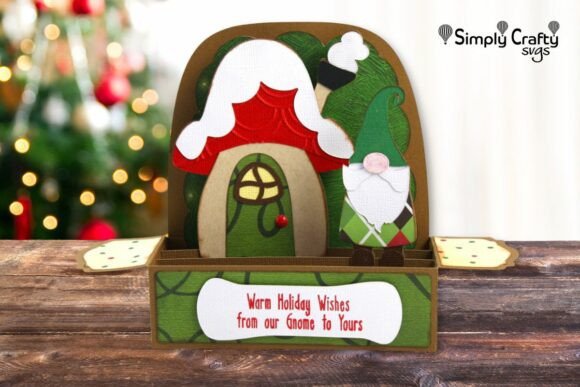 Christmas 3D SVG: Gnome for the Holidays Card Review