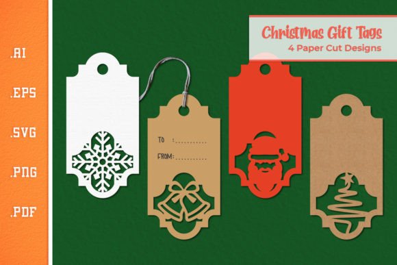 Christmas Gift Tags: Graphics for Crafts