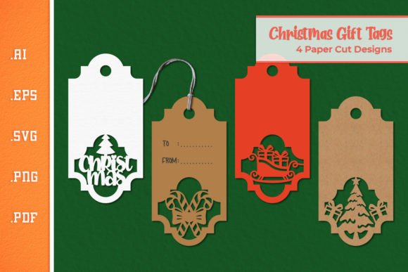 Christmas Gift Tags: Graphics for Crafts