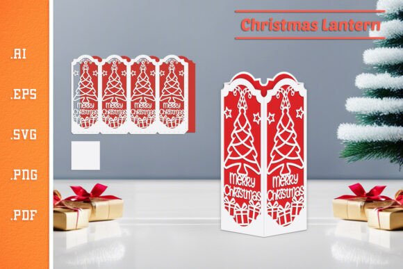 Christmas Lantern Graphics for Crafts