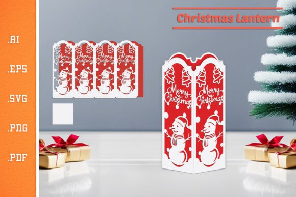 Christmas Lantern SVG: Crafts & Graphics