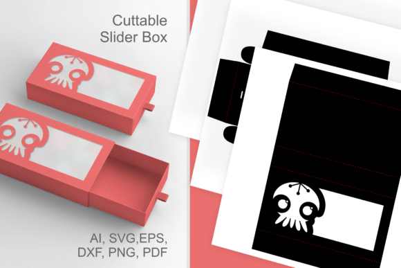 Halloween 3D SVG: Sugar Skull Drawer Box Review