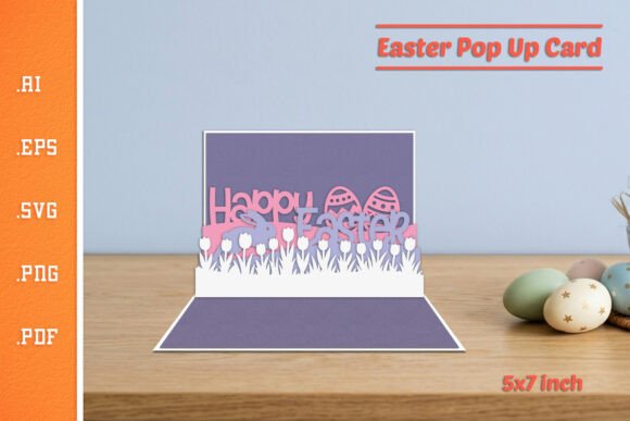 Reviewing Easter Pop-up Card SVG 3 for Stitching