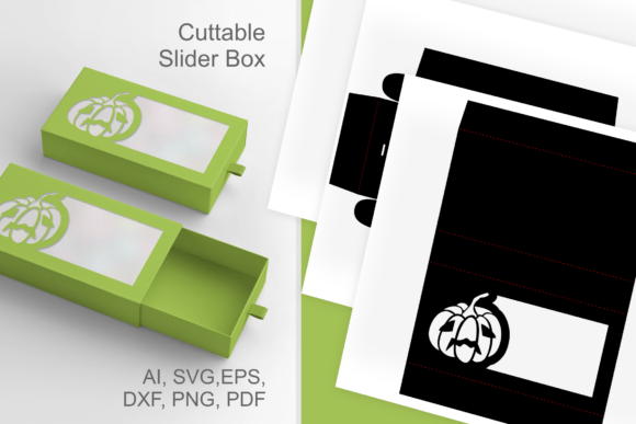 Sad Pumpkin 3D SVG for Halloween Boxes