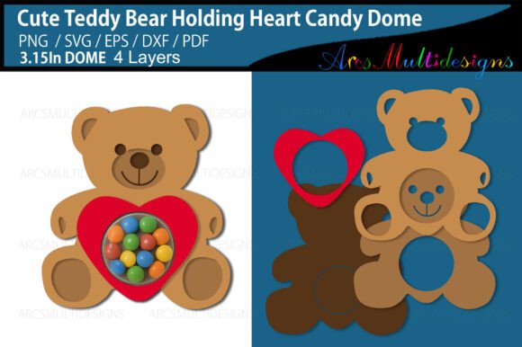 Teddy Bear 3D SVG for Entertainment Sites